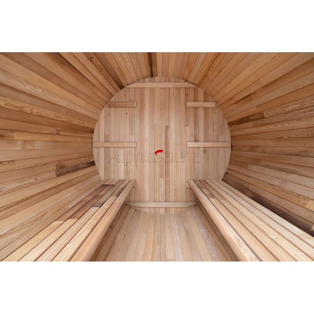 Outdoor Barrel Sauna Panoramic